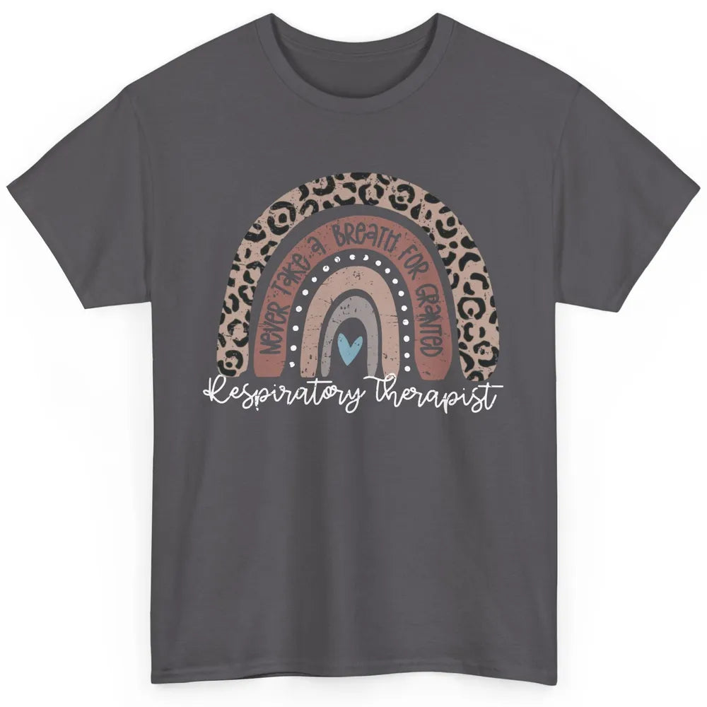 Retro Respiratory Therapy Rainbow Respiratory Therapist Gift Classic Unisex T-Shirt