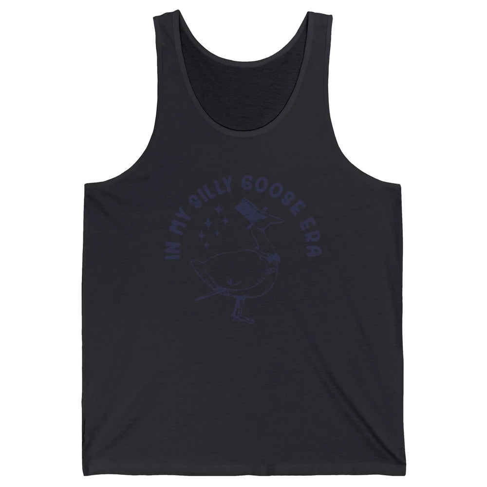 Funny In My Silly Goose Era Silly Goose Sarcastic Goose Meme Unisex Jersey Tank