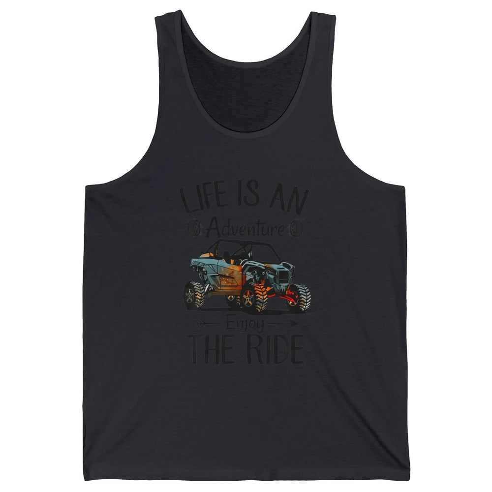 Retro Enjoy The Ride ATV Rider UTV Mud Riding SXS Offroad Unisex Jersey Tank