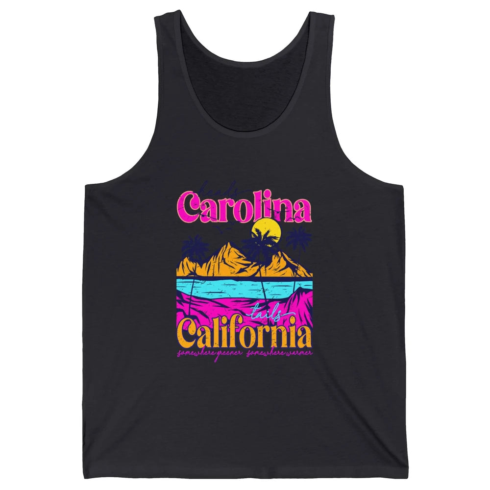 Heads Carolina Tail California Western Summer Beach Paradise Unisex Jersey Tank
