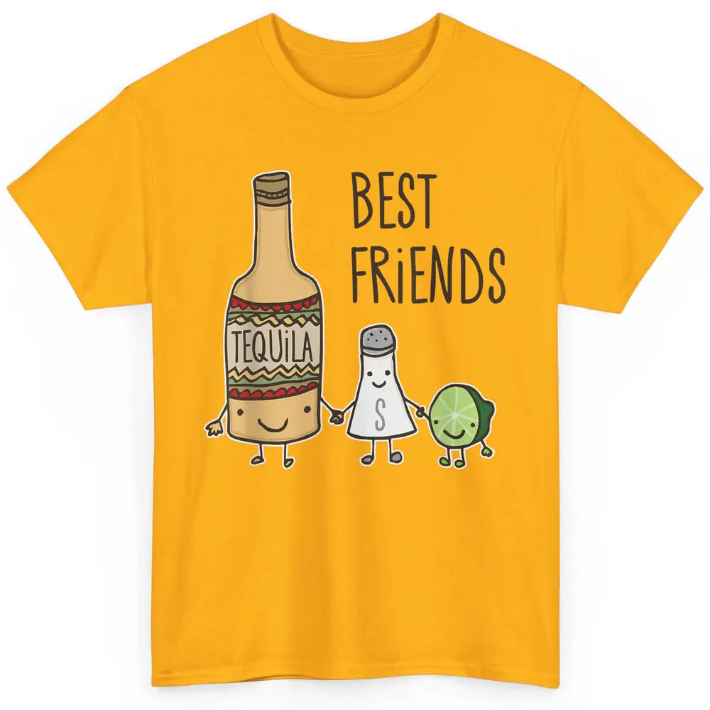 Best Friends Tequila Salt Lime Margarita Drink Wine Pun Joke Classic Unisex T-Shirt