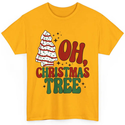 Oh Christmas Tree Cakes Tis The Season Christmas Cake Lovers Classic Unisex T-Shirt