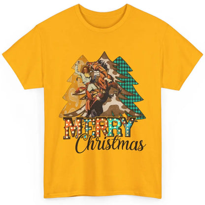 Rodeo Mom Cowgirl Christmas Tree Western Country Cowboy Gift Classic Unisex T-Shirt