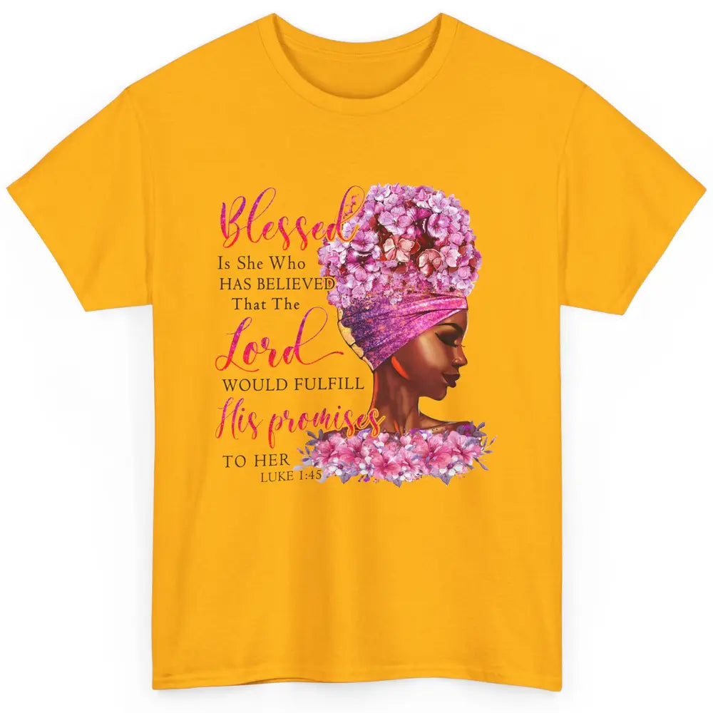 Black Girl In The Midst Of Storm Believe In God Christian Classic Unisex T-Shirt