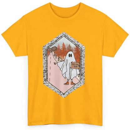 Funny Ghost Need Ride To Salem Witch Halloween Costume Classic Unisex T-Shirt