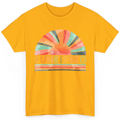 Retro Rainbow Sunkissed Summer Beach Life Vintage Boho Classic Unisex T-Shirt