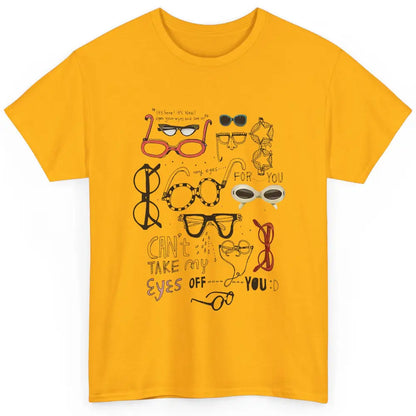 Optometrist Multiple Eyeglasses Hand Drawn Ophthalmologist Classic Unisex T-Shirt