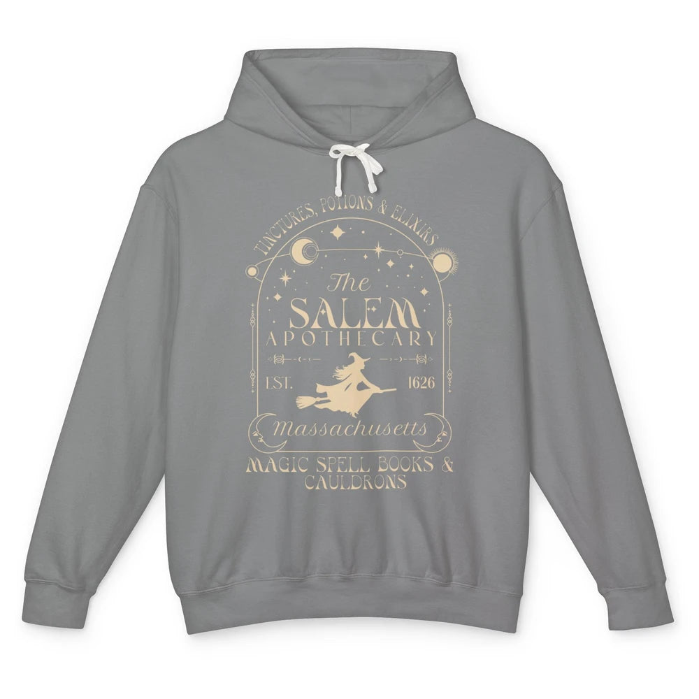 Retro Salem Apothecary Since 1626 Halloween Salem Witches Unisex Lightweight Hoodie