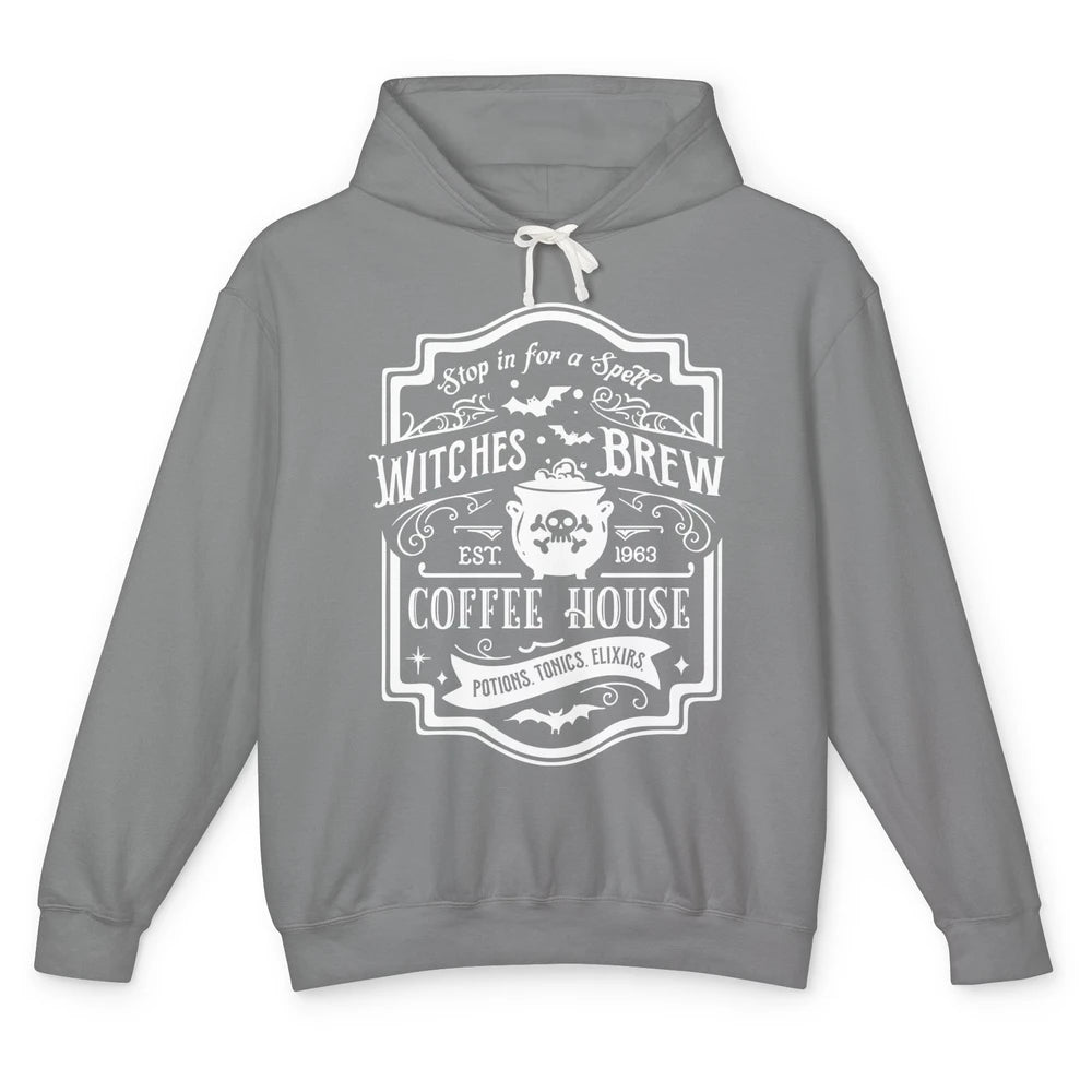 Halloween Witches Brew Coffee House Est 1963 Halloween Witch Unisex Lightweight Hoodie