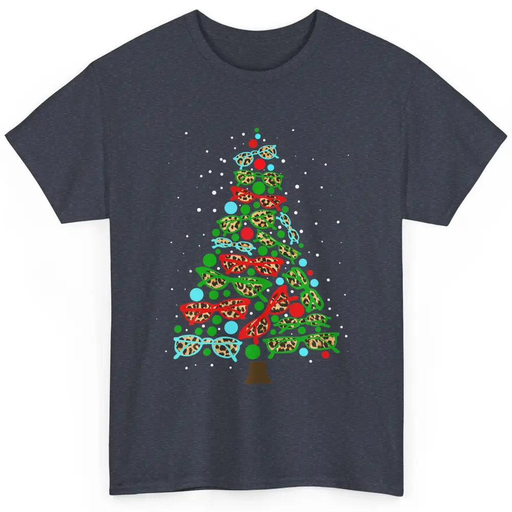 Optician Christmas Funny Xmas Tree Eyeglasses Optometrist Classic Unisex T-Shirt
