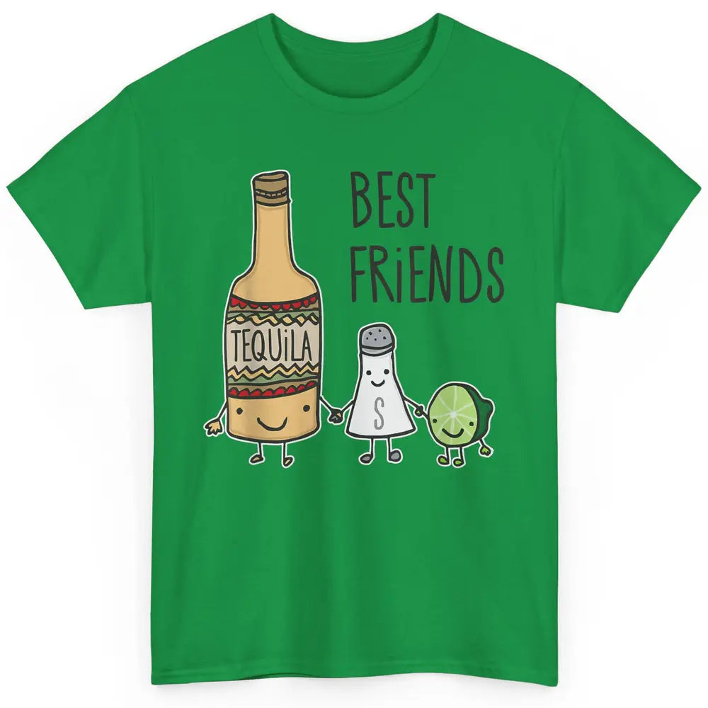 Best Friends Tequila Salt Lime Margarita Drink Wine Pun Joke Classic Unisex T-Shirt