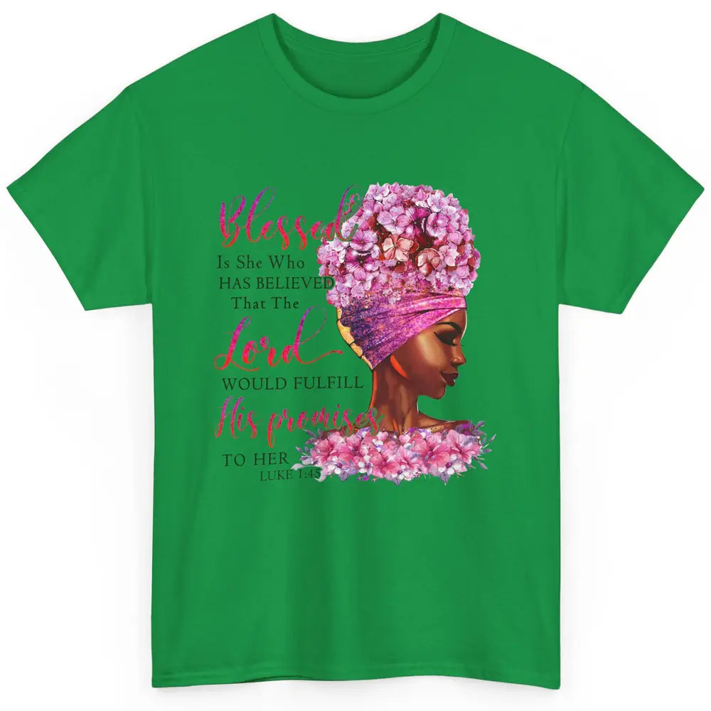Black Girl In The Midst Of Storm Believe In God Christian Classic Unisex T-Shirt