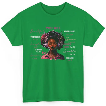 Black Girl Christian God Says I Am Bible Verse Religious Classic Unisex T-Shirt