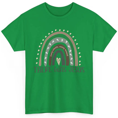 Retro Rainbow In Every Minute There Was Jesus Christian Gift Classic Unisex T-Shirt