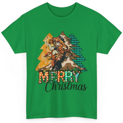 Rodeo Mom Cowgirl Christmas Tree Western Country Cowboy Gift Classic Unisex T-Shirt