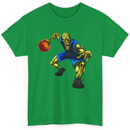 Zombie Basketball Halloween Basketball Players Scary Costume Classic Unisex T-Shirt