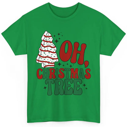 Oh Christmas Tree Cakes Tis The Season Christmas Cake Lovers Classic Unisex T-Shirt