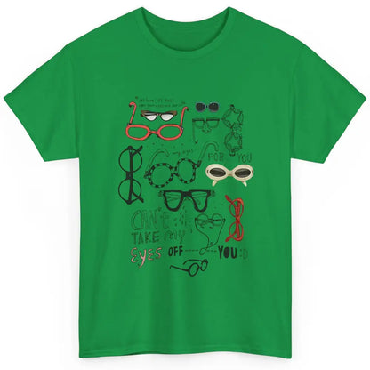 Optometrist Multiple Eyeglasses Hand Drawn Ophthalmologist Classic Unisex T-Shirt