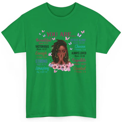 Black Girl God Says I Am Afro Woman Christian Religious Gift Classic Unisex T-Shirt