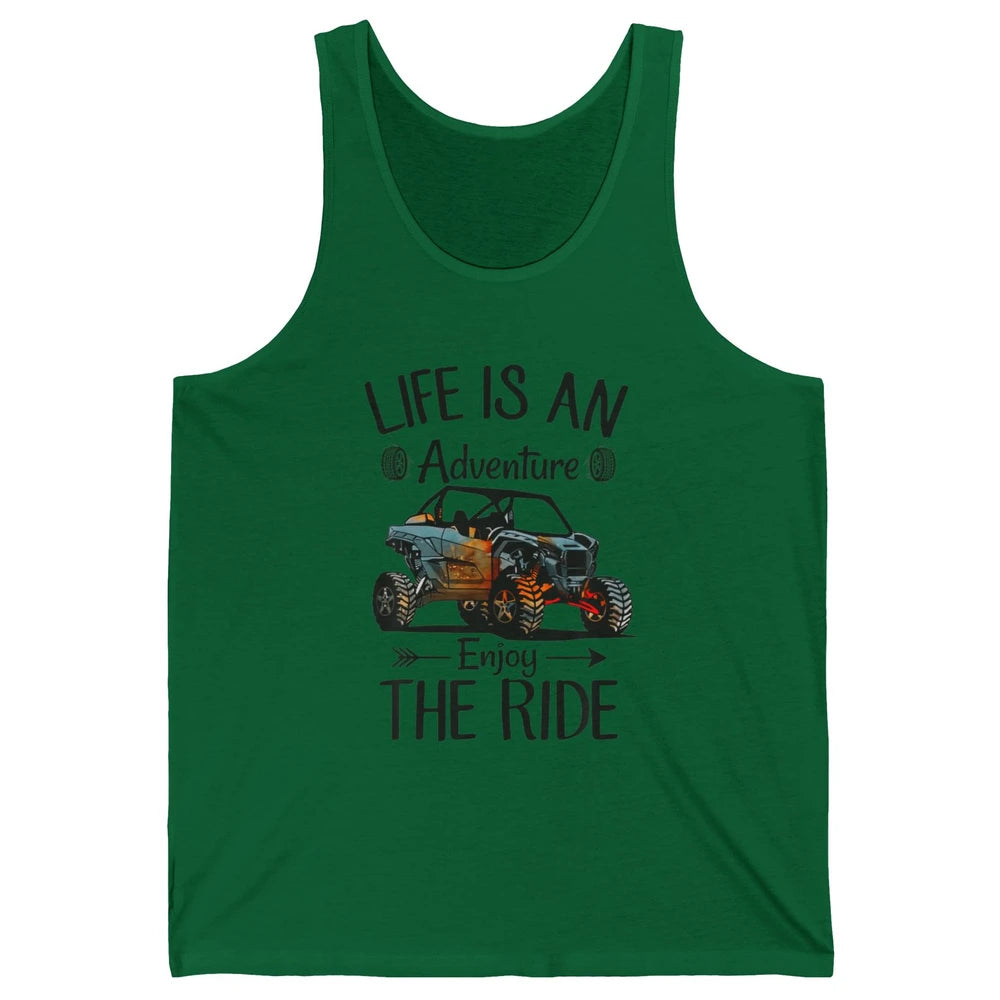 Retro Enjoy The Ride ATV Rider UTV Mud Riding SXS Offroad Unisex Jersey Tank
