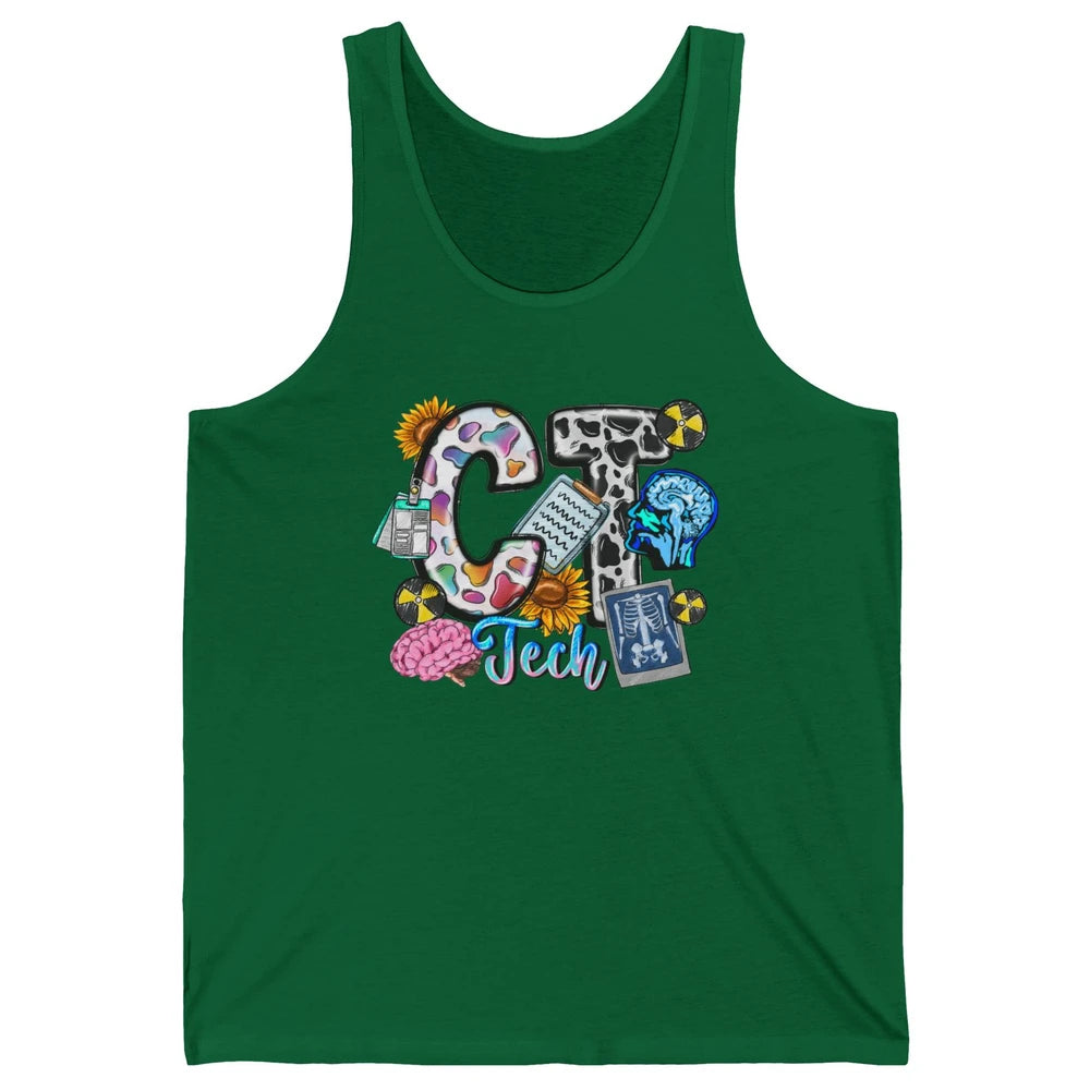 CT Tech Computed Tomography Tech Radiology Technologist Unisex Jersey Tank