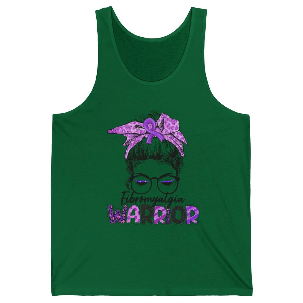 Fibromyalgia Warrior Strong Women Fibromyalgia Awareness Unisex Jersey Tank