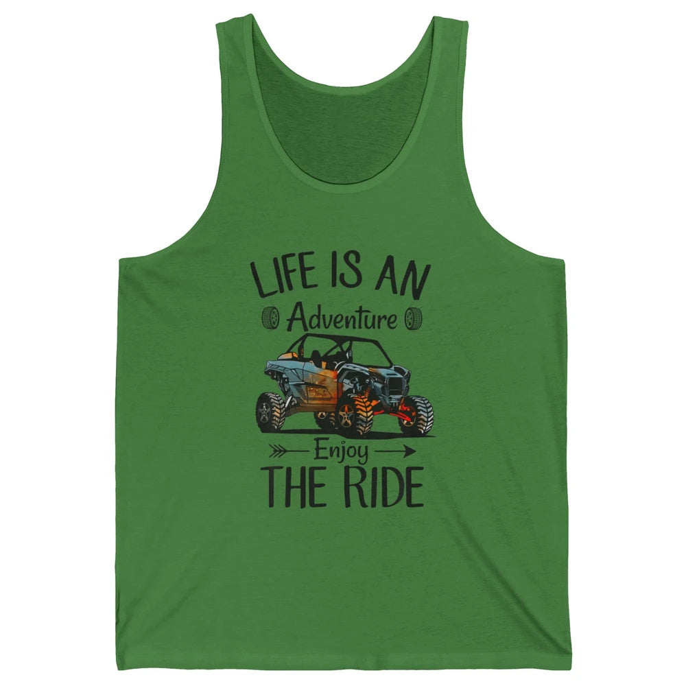 Retro Enjoy The Ride ATV Rider UTV Mud Riding SXS Offroad Unisex Jersey Tank