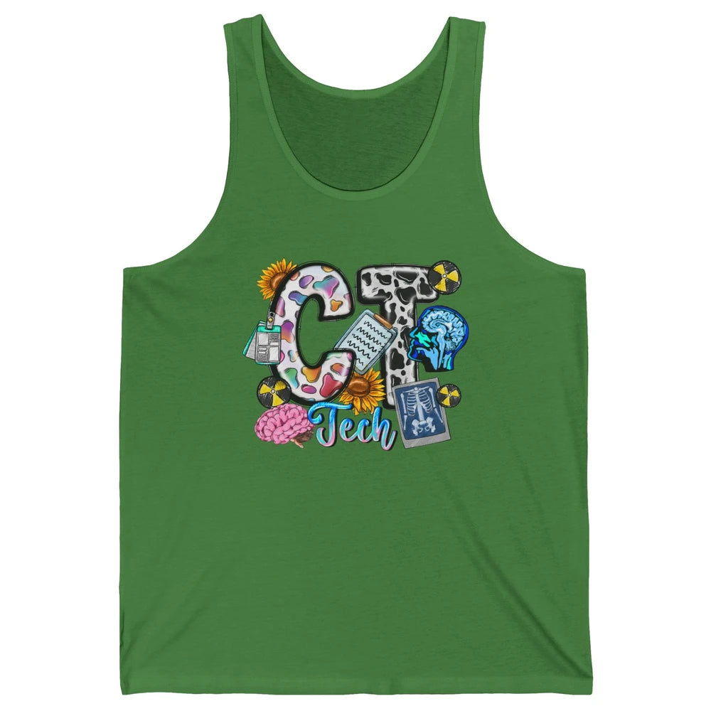 CT Tech Computed Tomography Tech Radiology Technologist Unisex Jersey Tank