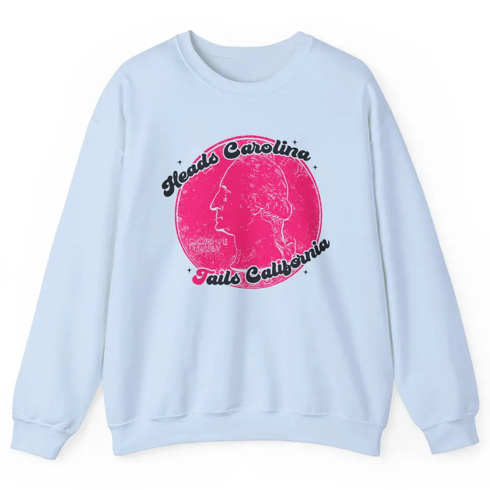 Vintage Heads Carolina Tail California Western Country Unisex Crewneck Sweatshirt