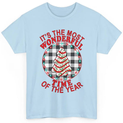 Funny Christmas Tree Cakes Most Wonderful Time Bakers Baking Classic Unisex T-Shirt