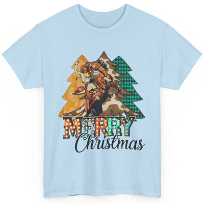 Rodeo Mom Cowgirl Christmas Tree Western Country Cowboy Gift Classic Unisex T-Shirt