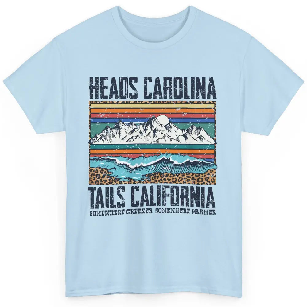 Vintage Heads Carolina Tail California Summer Beach Paradise Classic Unisex T-Shirt