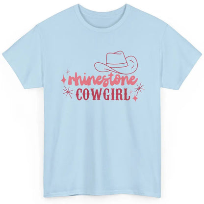 Retro Rhinestone Cowgirl Hippie Western Country Cowgirls Classic Unisex T-Shirt