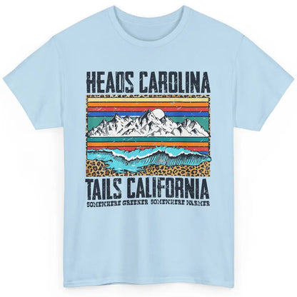 Vintage Heads Carolina Tail California Beach Summer Travel Classic Unisex T-Shirt