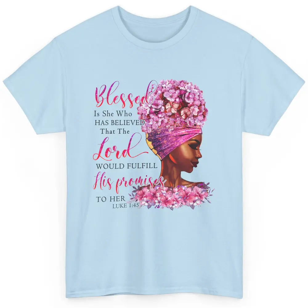 Black Girl In The Midst Of Storm Believe In God Christian Classic Unisex T-Shirt