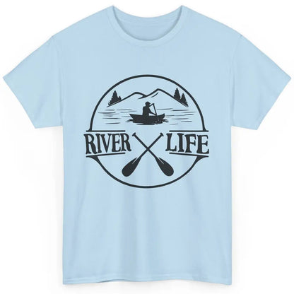 Retro River Life Is Better On The River Kayaking Canoe Classic Unisex T-Shirt