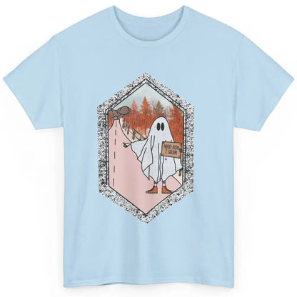 Funny Ghost Need Ride To Salem Witch Halloween Costume Classic Unisex T-Shirt