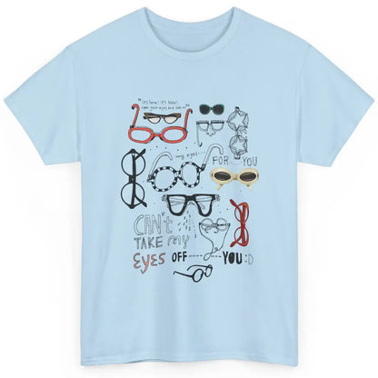 Optometrist Multiple Eyeglasses Hand Drawn Ophthalmologist Classic Unisex T-Shirt