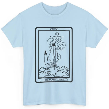 Vintage Weed Mary Jane Tarot Card Weed Smoker Smoking Lady Classic Unisex T-Shirt