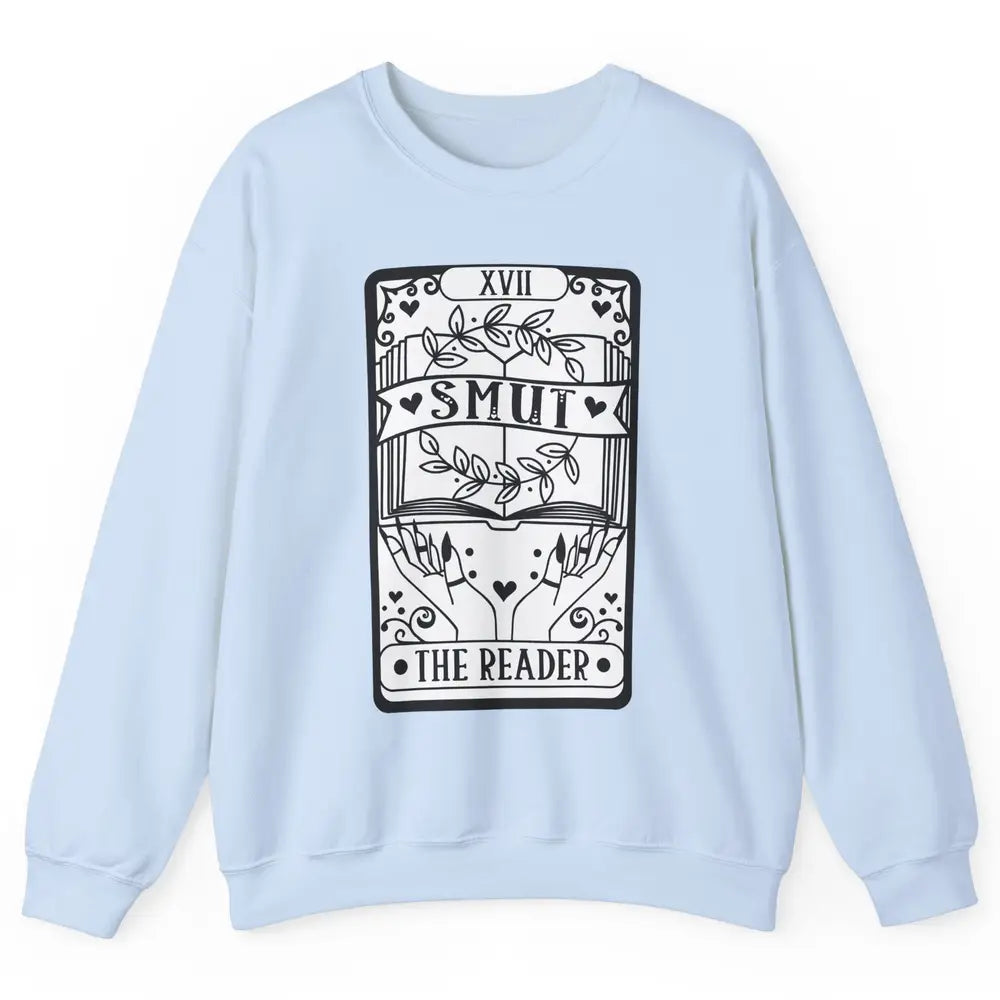 Retro Smut The Reader Tarot Card Halloween Book Lovers Unisex Crewneck Sweatshirt