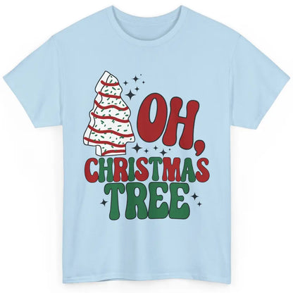 Oh Christmas Tree Cakes Tis The Season Christmas Cake Lovers Classic Unisex T-Shirt