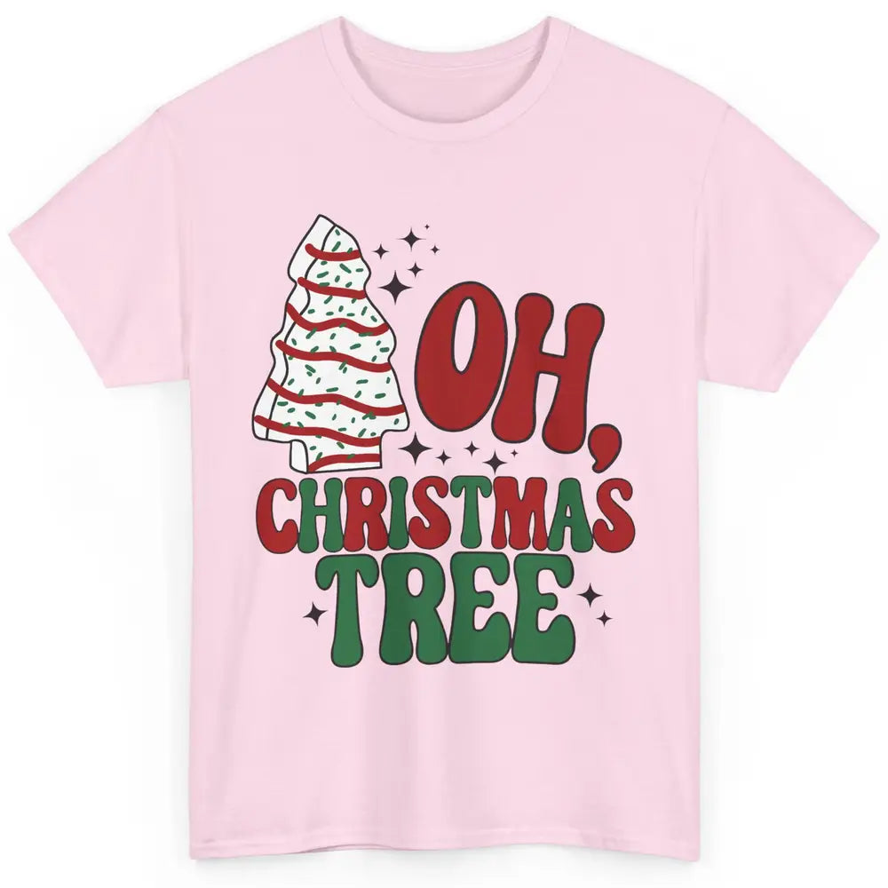 Oh Christmas Tree Cakes Tis The Season Christmas Cake Lovers Classic Unisex T-Shirt
