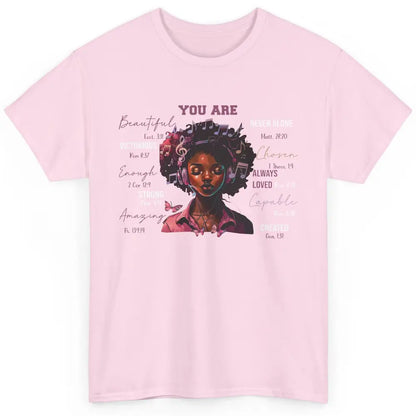 Black Girl Christian God Says I Am Bible Verse Religious Classic Unisex T-Shirt