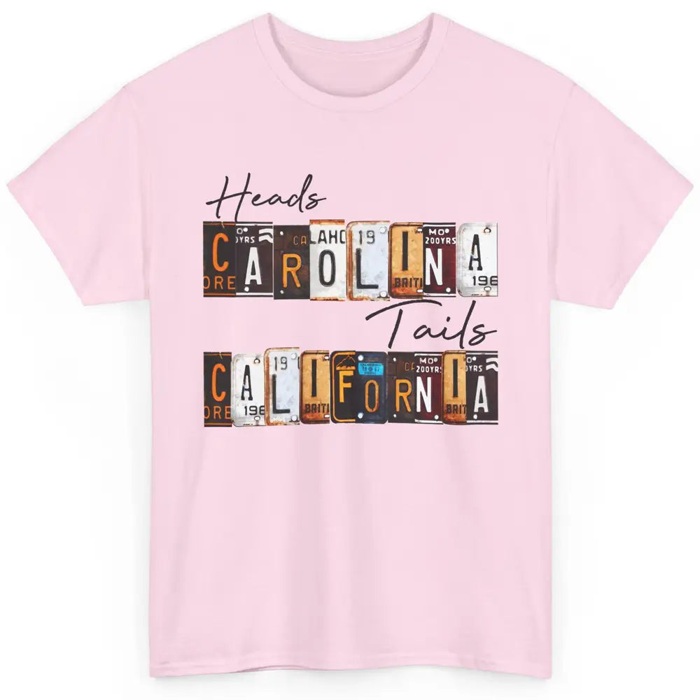 Vintage Heads Carolina Tail California Western Country Gift Classic Unisex T-Shirt