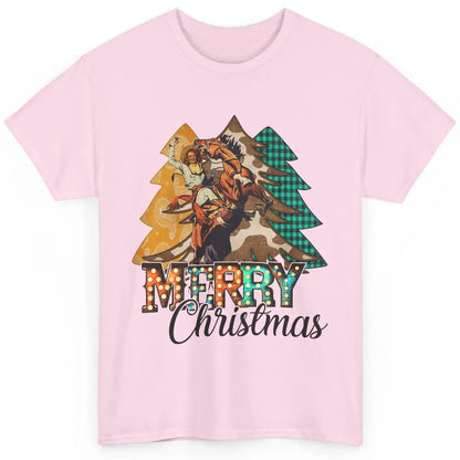 Rodeo Mom Cowgirl Christmas Tree Western Country Cowboy Gift Classic Unisex T-Shirt