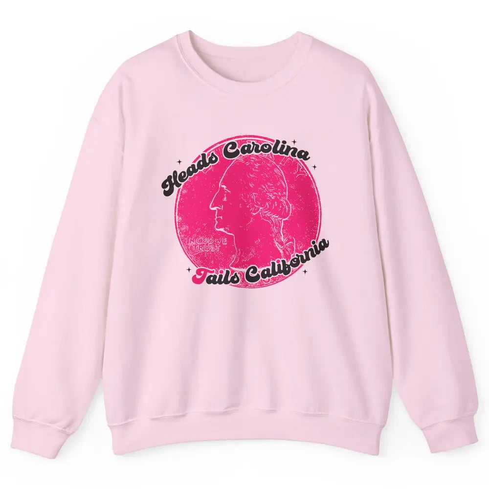 Vintage Heads Carolina Tail California Western Country Unisex Crewneck Sweatshirt