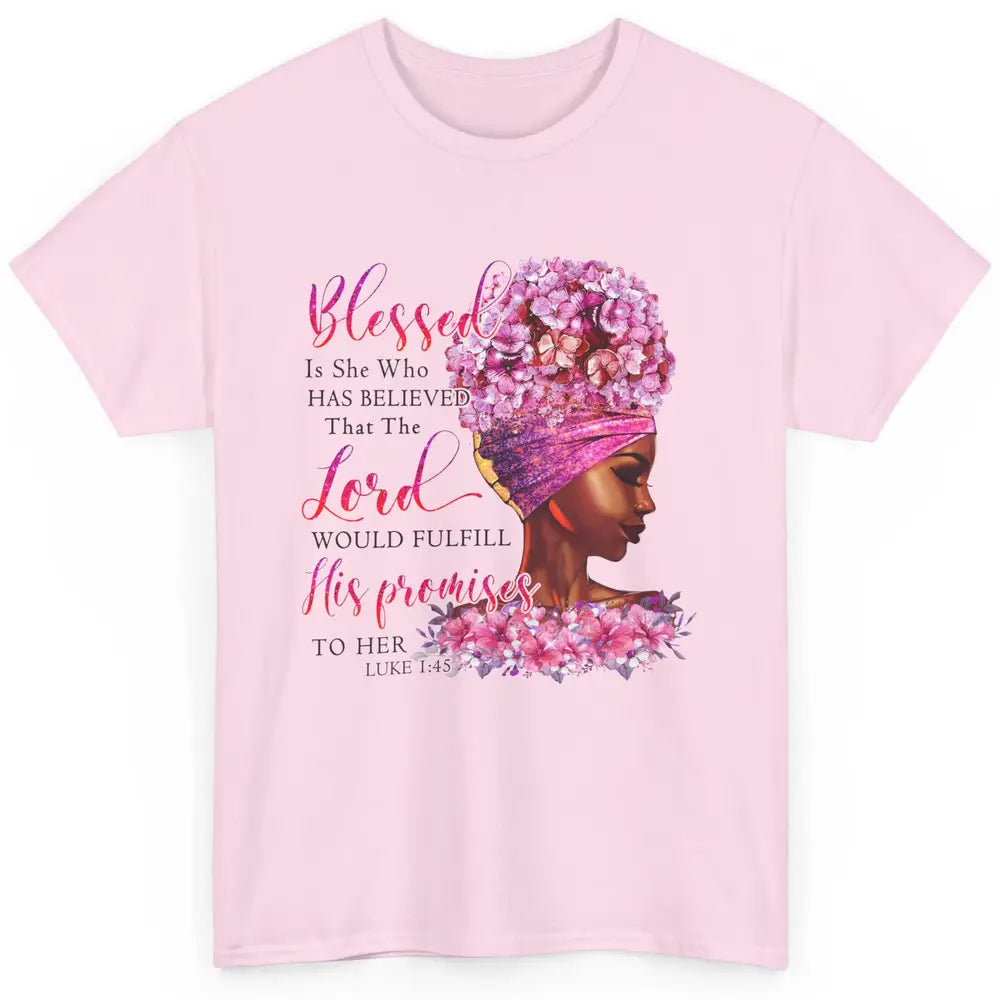 Black Girl In The Midst Of Storm Believe In God Christian Classic Unisex T-Shirt