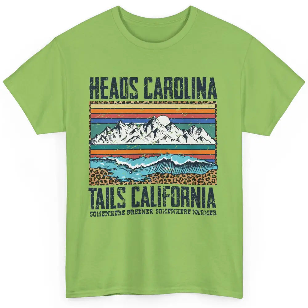 Vintage Heads Carolina Tail California Summer Beach Paradise Classic Unisex T-Shirt