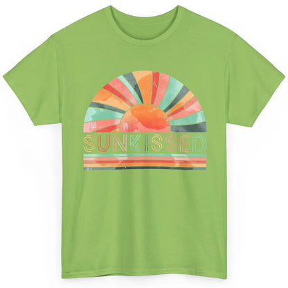 Retro Rainbow Sunkissed Summer Beach Life Vintage Boho Classic Unisex T-Shirt