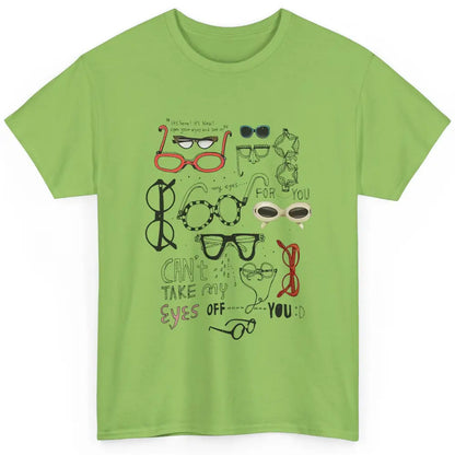 Optometrist Multiple Eyeglasses Hand Drawn Ophthalmologist Classic Unisex T-Shirt